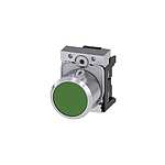 SIRIUS ACT Series Green Momentary Push Button Head, 22mm Cutout, IP66, IP67, IP69K (3SU1250-0EB40-0AA0)