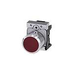 SIRIUS ACT Series Red Momentary Push Button Head, 22mm Cutout, IP66, IP67, IP69K (3SU1251-0EB20-0AA0)