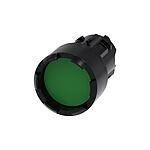 SIRIUS ACT Series Green Round Push Button Head, Momentary Actuation, 22mm Cutout (3SU1000-0DB40-0AA0)