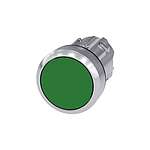 SIRIUS ACT Series Green Latching Push Button, 22mm Cutout, IP66, IP67, IP69K (3SU1050-0AA40-0AA0)