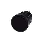 SIRIUS ACT Series Black Latching Push Button Head, 22mm Cutout, IP66, IP67, IP69K (3SU1000-0AA10-0AA0)