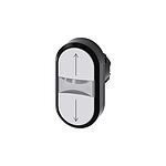 SIRIUS ACT Series Oval Push Button Head, Momentary Actuation, 22mm Cutout (3SU1001-3AB66-0AN0)