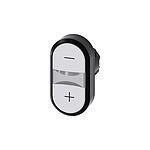 SIRIUS ACT Series Oval Push Button Head, Momentary Actuation, 22mm Cutout (3SU1001-3AB66-0AL0)
