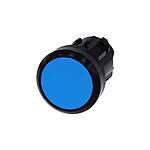SIRIUS ACT Series Blue Latching Push Button, 22mm Cutout, IP66, IP67, IP69K (3SU1000-0AA50-0AA0)