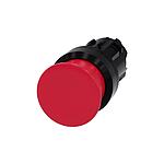 SIRIUS ACT Series Red Round Push Button Head, Momentary Actuation, 22mm Cutout (3SU1000-1AD20-0AA0)