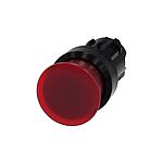 SIRIUS ACT Series Red Round Push Button Head, Momentary Actuation, 22mm Cutout (3SU1001-1AD20-0AA0)