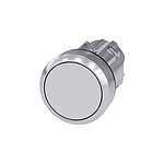 SIRIUS ACT Series White Latching Push Button, 22mm Cutout, IP66, IP67, IP69K (3SU1050-0AA60-0AA0)
