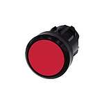 SIRIUS ACT Series Red Latching Push Button, 22mm Cutout, IP66, IP67, IP69K (3SU1000-0AA20-0AA0)