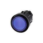 SIRIUS ACT Series Blue Momentary Push Button Head, 22mm Cutout, IP66, IP67, IP69K (3SU1001-0AB50-0AA0)
