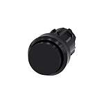 SIRIUS ACT Series Black Momentary Push Button Head, 22mm Cutout, IP66, IP67, IP69K (3SU1000-0BB10-0AA0)