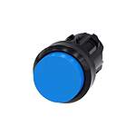 SIRIUS ACT Series Blue Momentary Push Button, 22mm Cutout, IP66, IP67, IP69K (3SU1000-0BB50-0AA0)