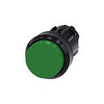 SIRIUS ACT Series Green Momentary Push Button, 22mm Cutout, IP66, IP67, IP69K (3SU1000-0BB40-0AA0)