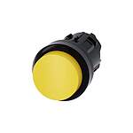 SIRIUS ACT Series Yellow Momentary Push Button, 22mm Cutout, IP66, IP67, IP69K (3SU1000-0BB30-0AA0)