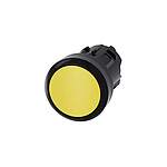 SIRIUS ACT Series Yellow Momentary Push Button Head, 22mm Cutout, IP66, IP67, IP69K (3SU1000-0AB30-0AA0)