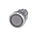 SIRIUS ACT Series Clear Momentary Push Button Head, 22mm Cutout, IP66, IP67, IP69K (3SU1051-0AB70-0AA0)