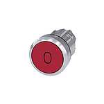 SIRIUS ACT Series Red Momentary Push Button Head, 22mm Cutout, IP66, IP67, IP69K (3SU1050-0AB20-0AD0)