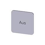 Labeling plate, Aus (3SU1900-0AF81-0AC0)