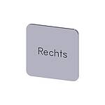 Labeling plate, Rechts (3SU1900-0AF81-0AH0)