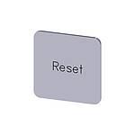 Labeling plate, Reset (3SU1900-0AF81-0DU0)