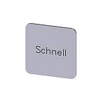 Labeling plate, Schnell (3SU1900-0AF81-0AM0)