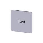 Labeling plate, Test (3SU1900-0AF81-0DV0)