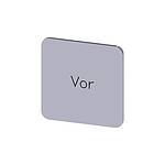 Labeling plate, Vor (3SU1900-0AF81-0AF0)