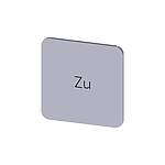 Labeling plate, Zu (3SU1900-0AF81-0AL0)