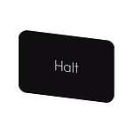 Labeling plate, Halt (3SU1900-0AD16-0AK0)
