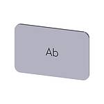 Labeling plate, Ab (3SU1900-0AD81-0AE0)