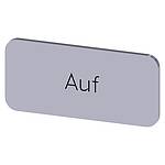 Labeling plate, Auf (3SU1900-0AC81-0AD0)