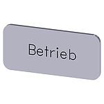 Labeling plate, Betrieb (3SU1900-0AC81-0AP0)