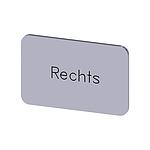 Labeling plate, Rechts (3SU1900-0AD81-0AH0)