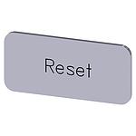 Labeling plate, Reset (3SU1900-0AC81-0DU0)