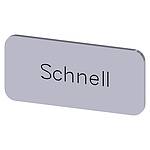 Labeling plate, Schnell (3SU1900-0AC81-0AM0)