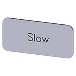 Labeling plate, Slow (3SU1900-0AC81-0EF0)