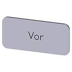 Labeling plate, Vor (3SU1900-0AC81-0AF0)