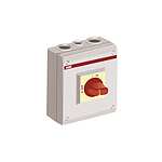 3P Pole Isolator Switch - 23A Maximum Current, 22kW Power Rating, IP65 (1SCA022399R6830 - OTP36A3M)