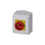 6P Pole Panel Mount Non-Fused Switch Disconnector - 25A Maximum Current, 9.5kW Power Rating, IP65 (3LD2165-3VB53)