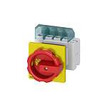 4P Pole Panel Mount Non-Fused Switch Disconnector - 25A Maximum Current, 9.5kW Power Rating, IP65 (3LD2154-2EP53)