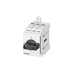 3P Pole DIN Rail Isolator Switch - 25A Maximum Current, IP40 (3LD3130-0TK11)