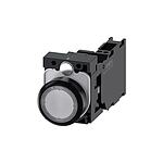 SIRIUS ACT Series Illuminated Push Button Complete Unit, NO, NC, 22mm Cutout, IP66, IP67, IP69(IP69K / 3SU1103-0AB70-3FA0)