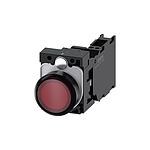 SIRIUS ACT Series Illuminated Push Button Complete Unit, NO, NC, 22mm Cutout, IP66, IP67, IP69(IP69K / 3SU1103-0AB20-3FA0)