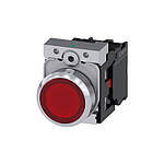 SIRIUS ACT Series Illuminated Push Button Complete Unit, NC, 22mm Cutout, IP66, IP67, IP69(IP69K / 3SU1153-0AB20-1CA0)