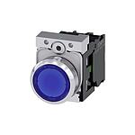 SIRIUS ACT Series Illuminated Push Button Complete Unit, NO, 22mm Cutout, IP66, IP67, IP69(IP69K / 3SU1153-0AB50-1BA0)