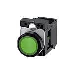 SIRIUS ACT Series Illuminated Push Button Complete Unit, NO, 22mm Cutout, IP66, IP67, IP69(IP69K / 3SU1103-0AB40-3BA0)