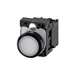 SIRIUS ACT Series Illuminated Push Button Complete Unit, NO, 22mm Cutout, IP66, IP67, IP69(IP69K / 3SU1103-0AB60-1BA0)