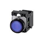 SIRIUS ACT Series Illuminated Push Button Complete Unit, NO, 22mm Cutout, IP66, IP67, IP69(IP69K / 3SU1102-0AB50-3BA0)