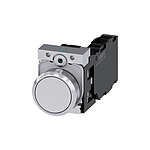 SIRIUS ACT Series Push Button Complete Unit, NO, NC, 22mm Cutout, IP66, IP67, IP69(IP69K / 3SU1150-0AB60-1FA0)