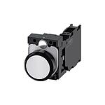 SIRIUS ACT Series Push Button Complete Unit, NC, NO, 22mm Cutout, IP66, IP67, IP69(IP69K / 3SU1100-0AB60-3FA0)