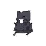 Black 8WH1000 DIN Rail Terminal Block, 10mm², 1 kV (8WH1000-1GG08)